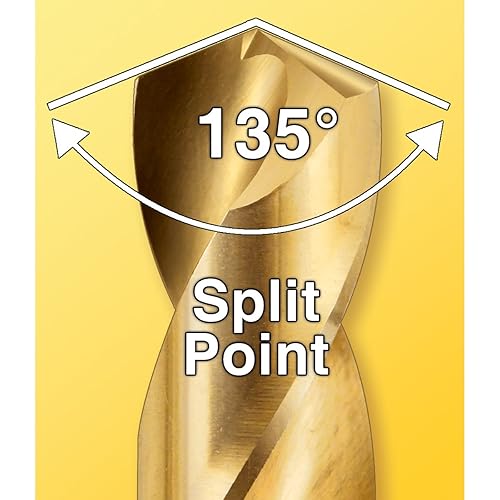 Miniatura 2 de IVY Classic 04122 Broca de acero cobalto de 1132 pulgadas, punta dividida de 135 grados, 1tarjeta