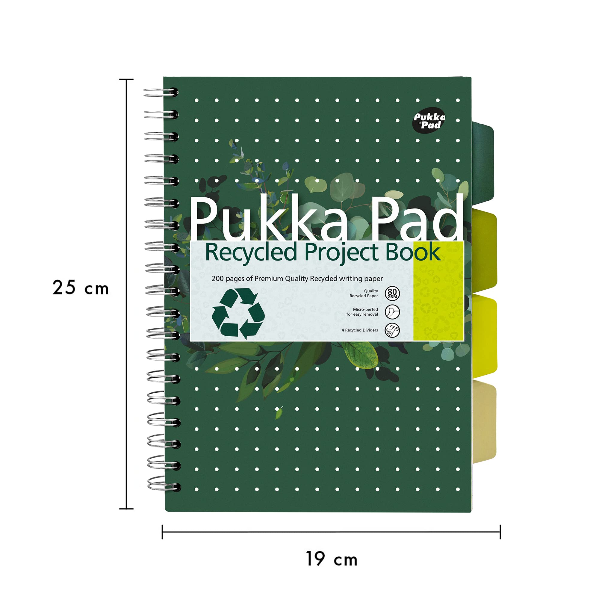Amazon | Pukka Pad リサイクルダブルスパイラル綴じ B5プロジェクト