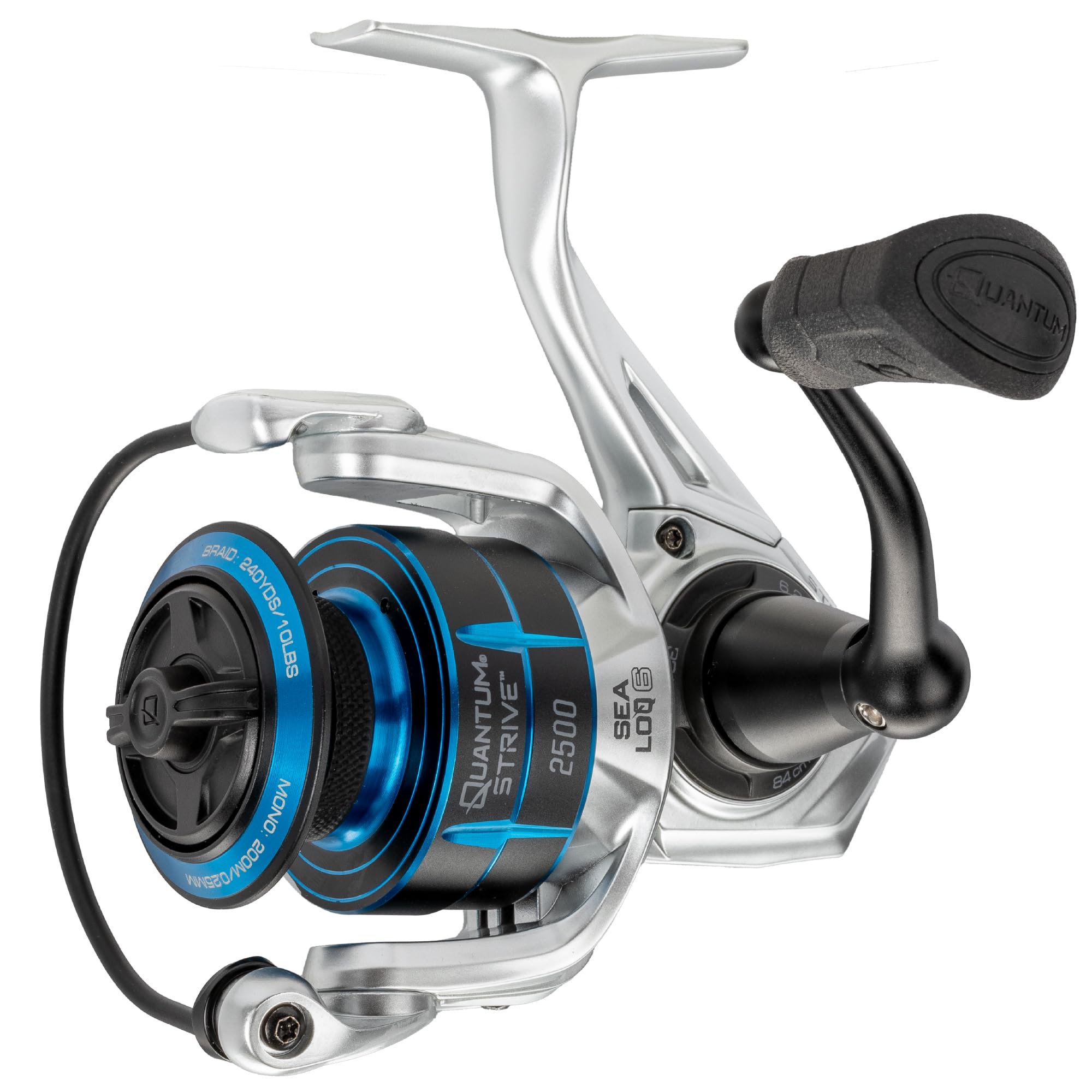 Amazon.com: Quantum Strive Spinning Fishing Reel, Size 2500 Reel
