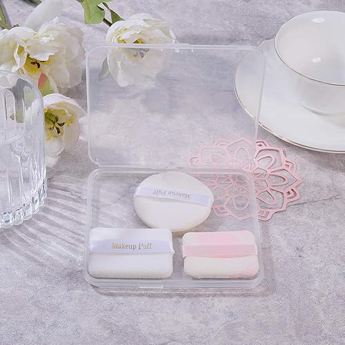 Miniatura 7 de BENECREAT - Recipientes de plástico transparente para almacenamiento de cuentas, organizadores de cajones, de caja con tapa, sin metal,