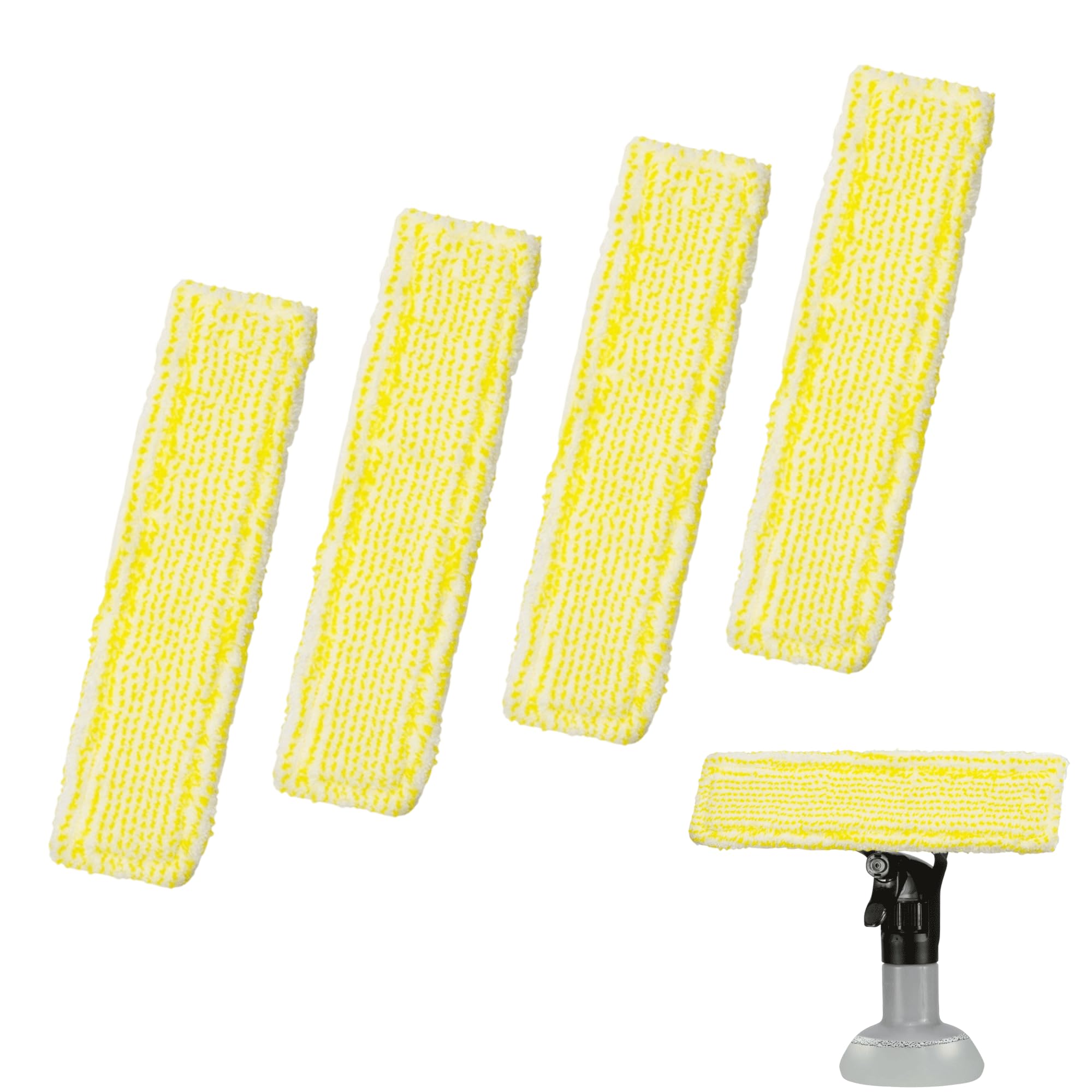 Noenaeni 4Pcs Window Vac Cleaning Pads for Karcher WV2 WV5 WV6 Plus Premium