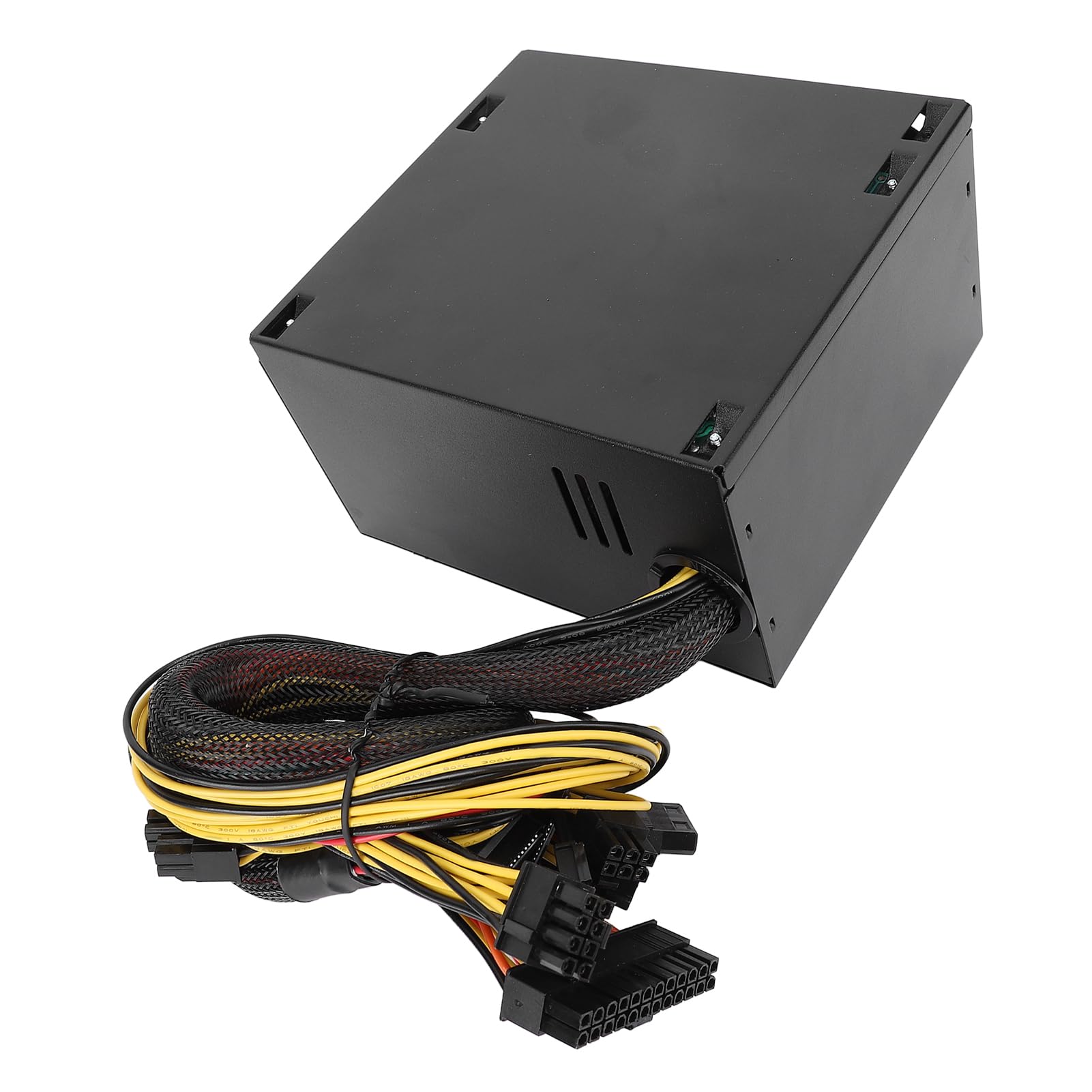 Cocoarm Alimentatore per Computer da 300 W Alimentatore per Computer Desktop in Lega di Alluminio 300 W con Ventola a velocità Automatica 24 Pin 4 più 4 Pin 6 più 2 per PC da Gioco per Ufficio
