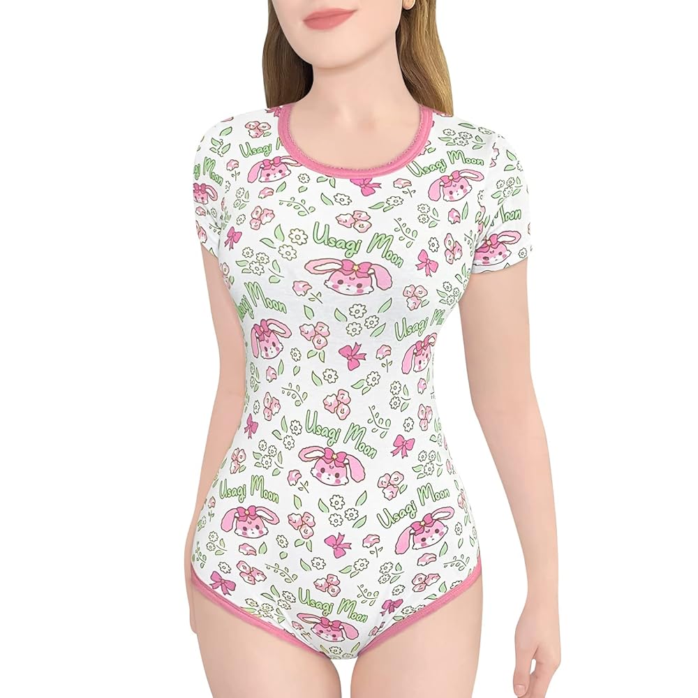 usagi　 Littleforbig Cotton Romper Onesie Pajamas Bodysuit - Usagi