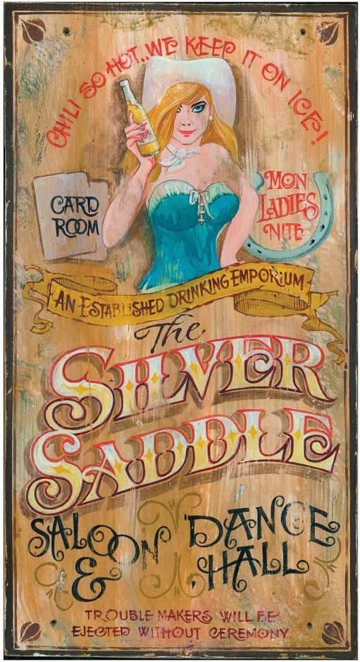 Silver Saddle Large Wall Art - 20W x 32H in.