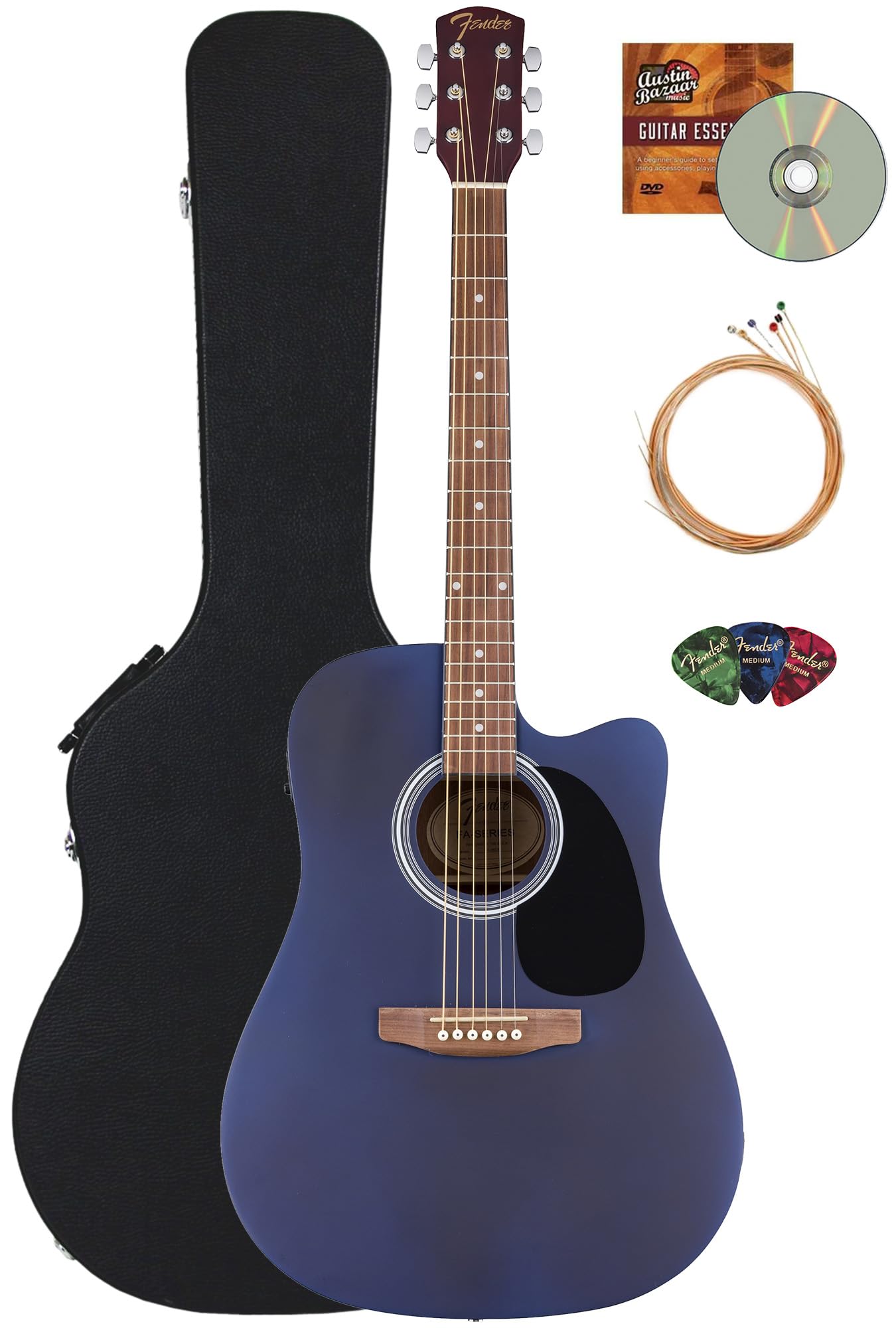 ギター Fender electric acoustic guitar fender-dreadnought-acoustic-