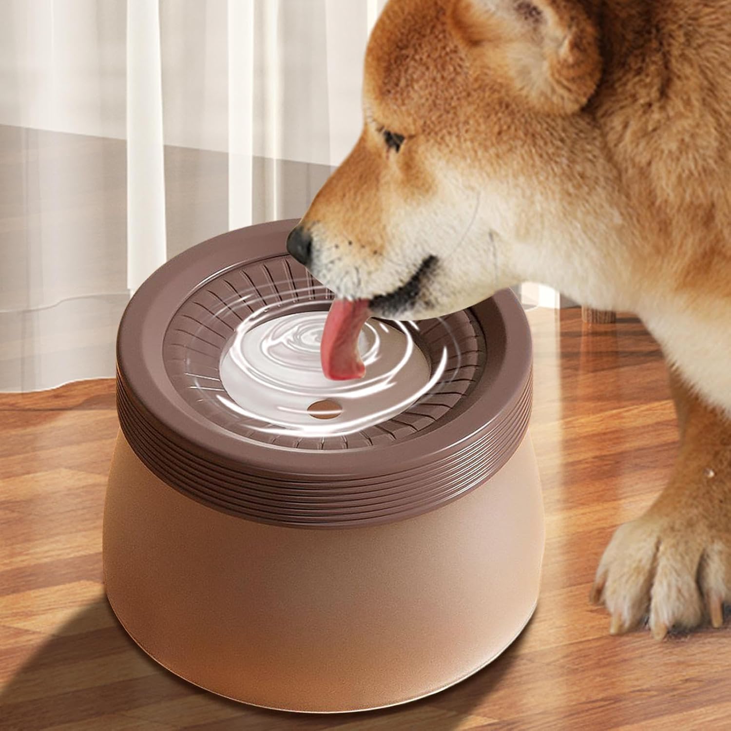 Slow Drinking Bowl for Dogs | 1200ml Puppy Drinking Bowl for Slow Drinking | Floating Non-Drip Bowl Accessory for Small Medium Large Puppy 4