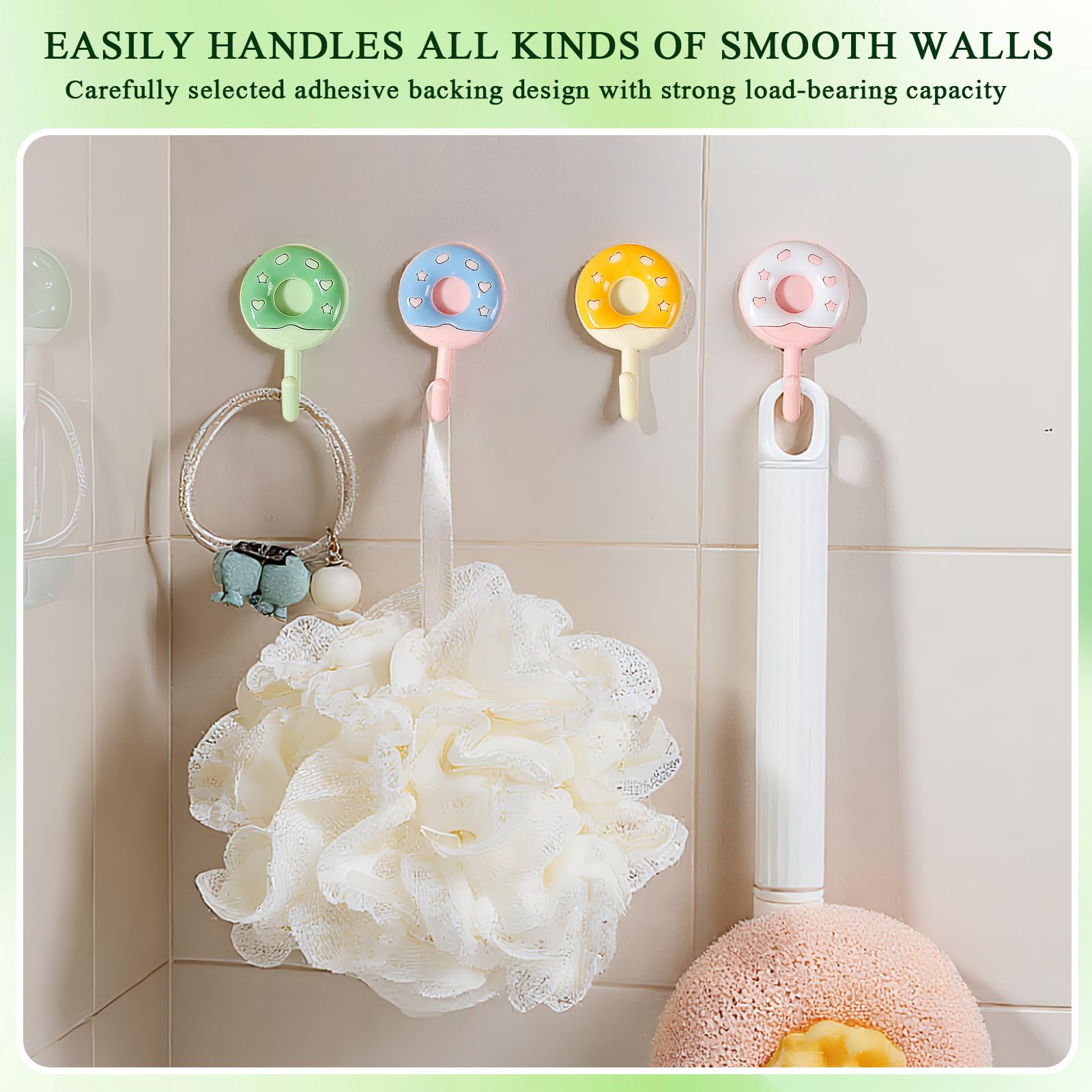 Ganci Adesivi Da Parete Super Resistenti, 12 Pezzi - Foto 8