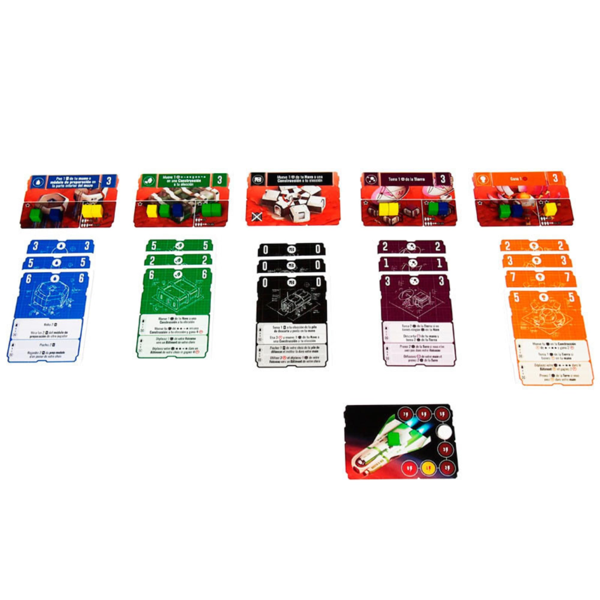 2Tomatoes Games- Pocket Mars | Juego De Mesa De Cartas | Construye Una Infraestructura En Marte | 1-4 Jugadores | Español Y Francés | Temática: Ciencia-Ficción