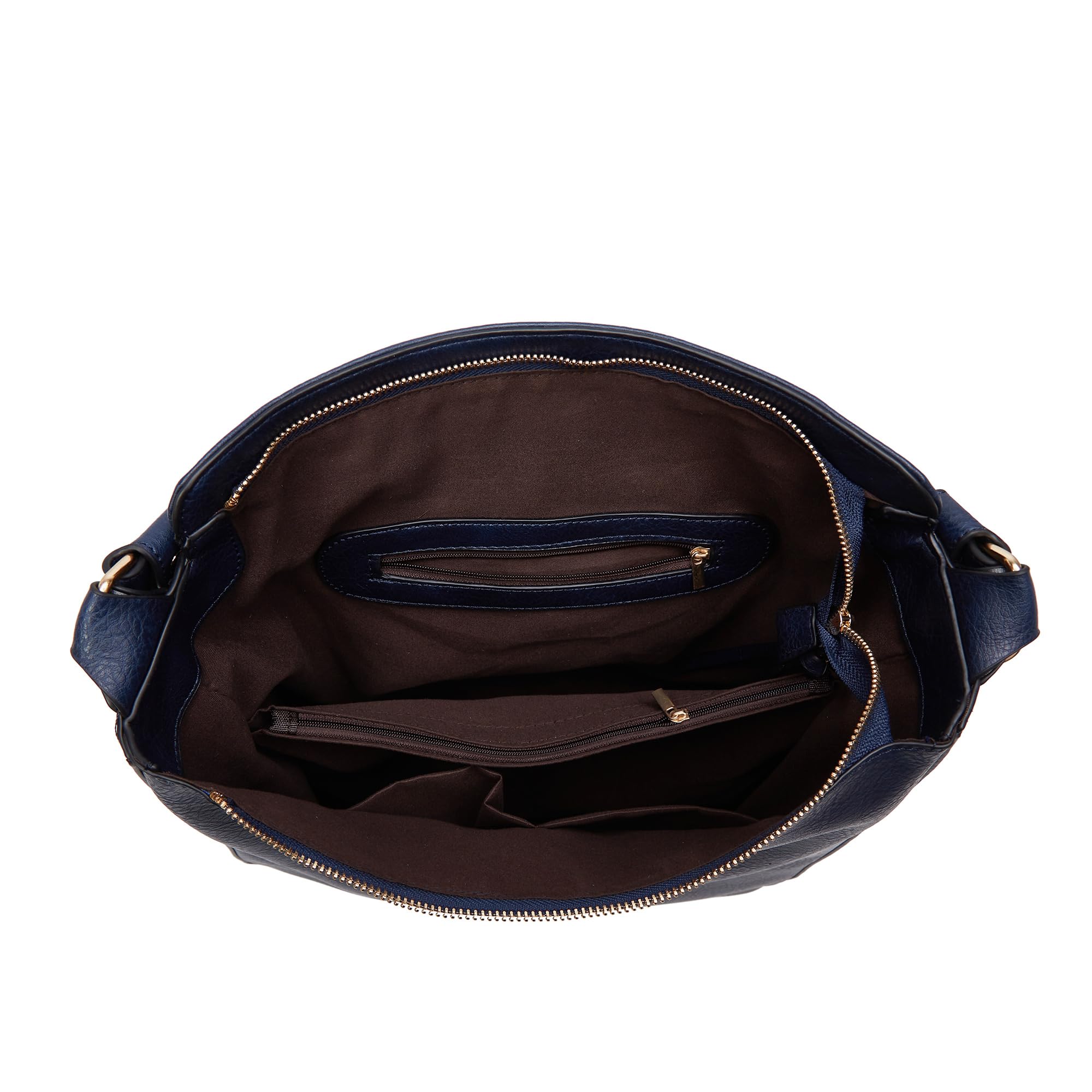 Pahajim Sac à Main Femmes Bandoulière PU Cuir Ensemble 3 Pièces et Portefeuille Sac Cabas Femme Grand Format Sacs Hobo pour Cours,Travail,Voyage