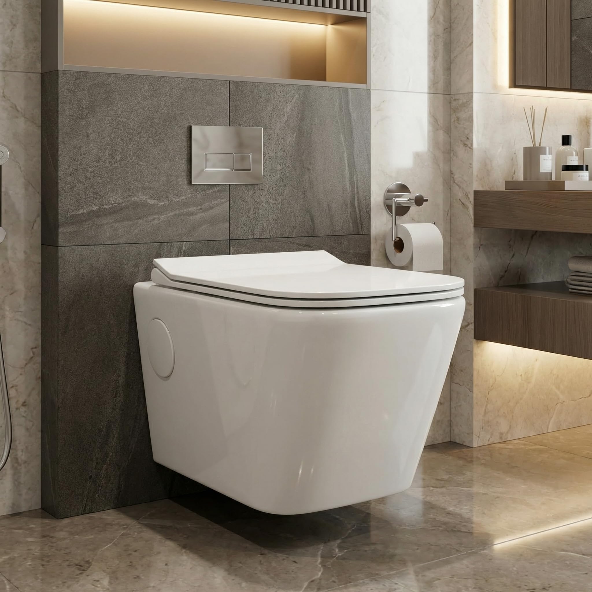 Wall Mount Commode - European Toilet -13 Wall Mount Commode - European Toilet -13
