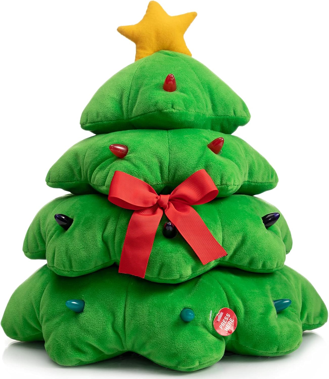 HollyHOME Animated Christmas Plush Toy Singing and Dancing Christmas Tree Plush Christmas Decoration Gifts for Kids 12.5 Inch - Image 4