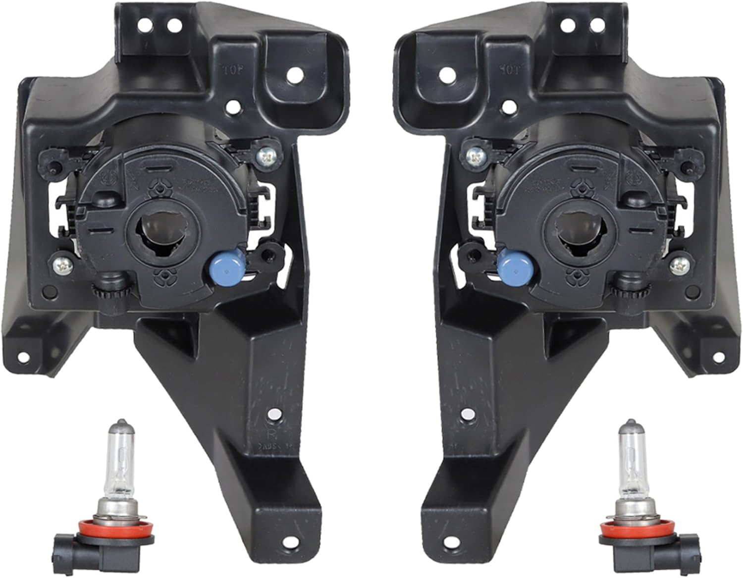 1 Pair of Fog Lights Left and Right Side Replacement for Fusion 2013 2014 2015 2016 with Bulbs Switch Wiring Kit 4F9Z15200A