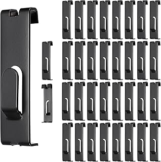 Sumnacon Grid Wall Hangers - 35 Pack Black Display Hooks for Artwork, Pa...