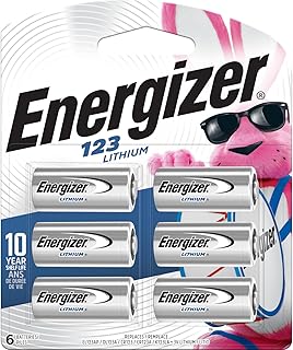 Energizer 123 Batería de litio, 6 unidades, 30039800100635, 1, 1