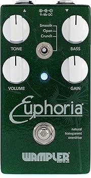 ギター Wampler euphoria Amazon.com: Wampler Euphoria V2 Natural Transparent