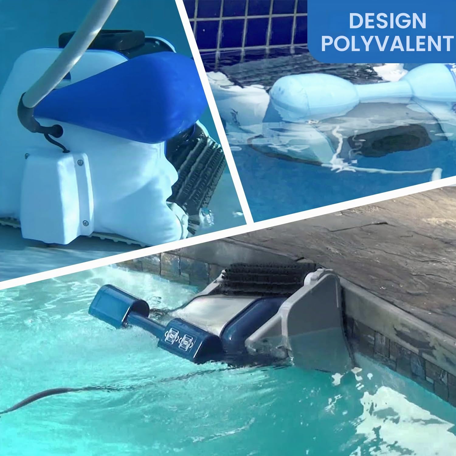 deawater RCX70101 Lot de 4 cartouches filtrantes pour nettoyeur de piscine Hayward AquaVac, TigerShark et SharkVac - Pièce Maytronics