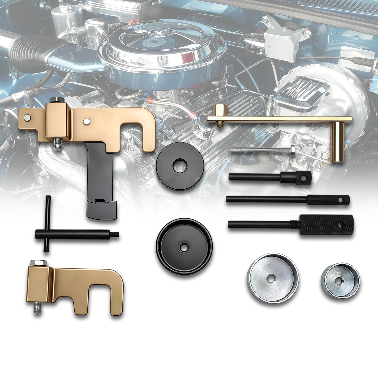 Kit Attrezzo Messa in Fase Motore Set Compatibile con Renault Opel Nissan K9K F9Q G9T G9U 1.5 1.9 2.2 2.5 dCi Strumento di Regolazione del Motore