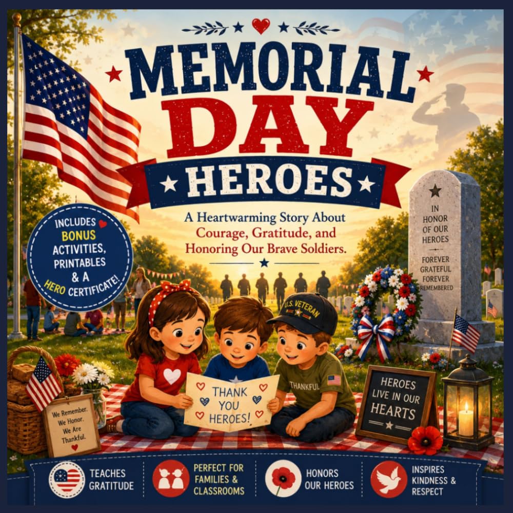 MEMORIAL DAY HEROES: A Heartwarming Story About Courage, Gratitude, and Honoring Our Brave Soldiers