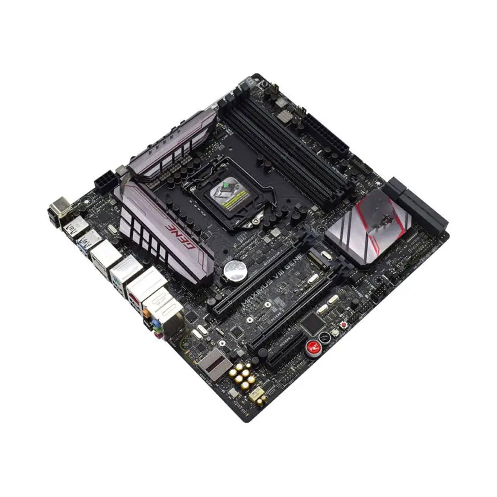 Carte Mere Fit for ASUS ROG Maximus VIII Gene Carte mère, Z170 LGA 1151 DDR4 64 go Prise en Charge i3-7300 i5-7600 i5-6400 i3-6300 CPU M.2 USB3.1 MICR