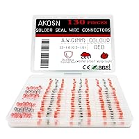 Vista 8 de 455 PCS Conectores de Empalme Autosoldantes Termorretráctiles, Kit de Conectores de Cable con Sellado de Soldadura, Conector de Empalme de Cable
