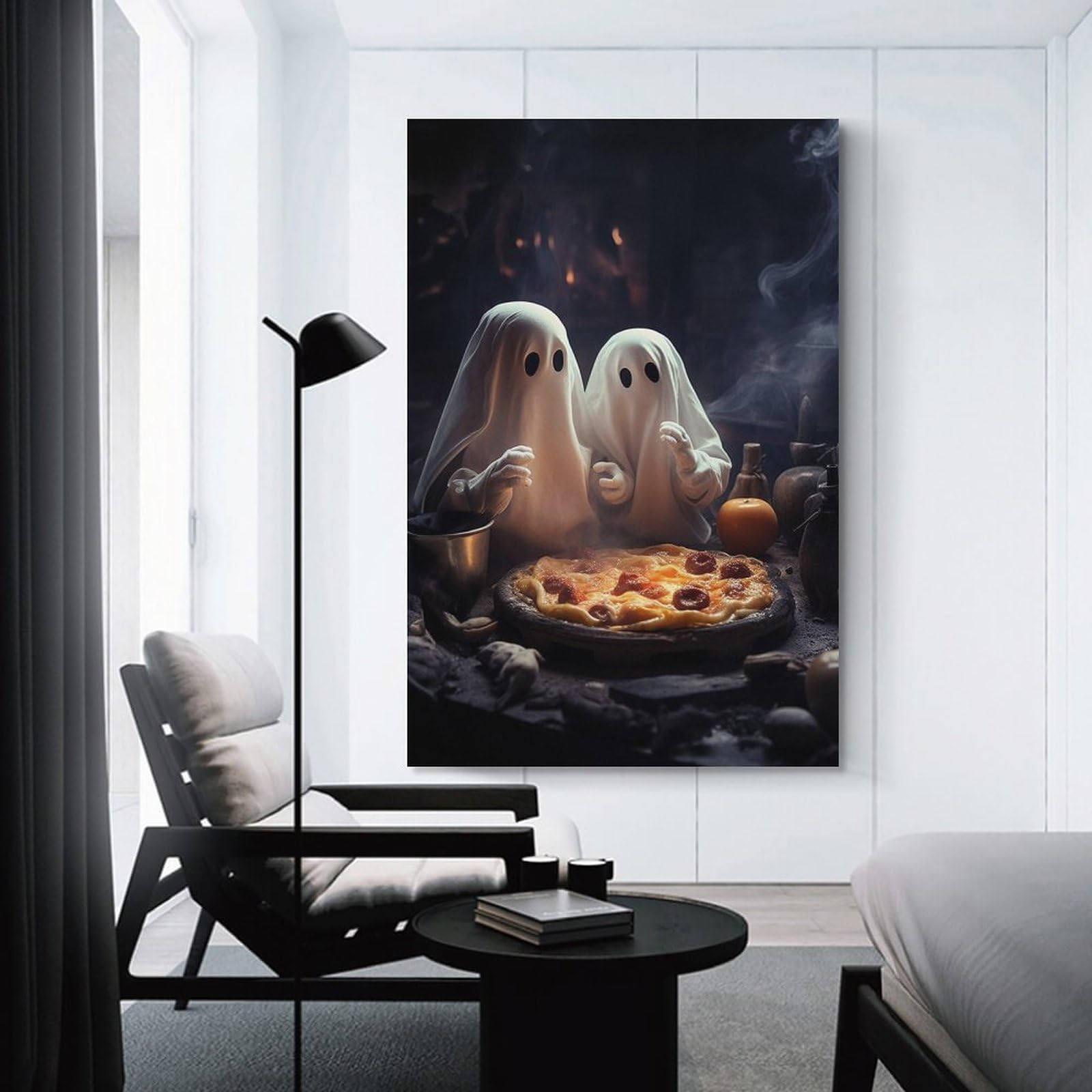Amazon.com: LohxA Ghost Eating Pizza Digital Download, Dark