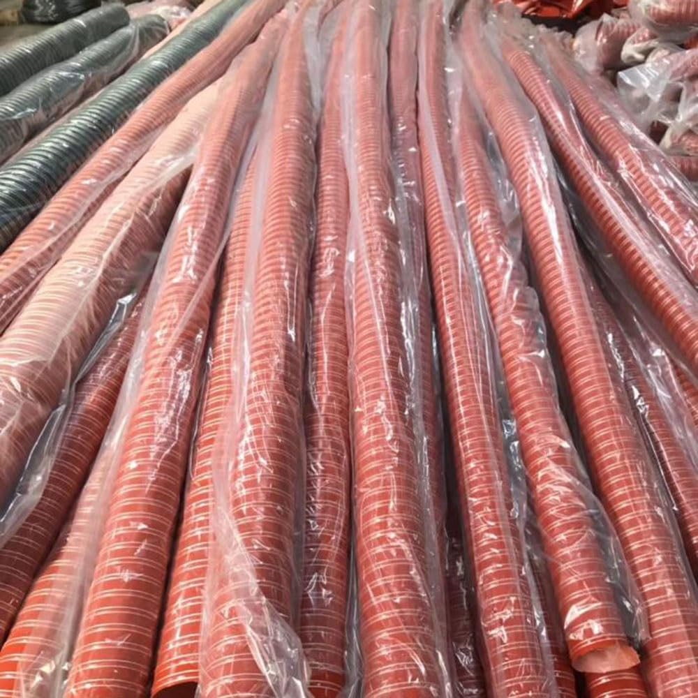 Tubo Flessibile in Silicone da 10 Metri (33 Piedi) per condotti dei Freni - Tubo di sfiato ad Alta Temperatura per fumi industriali, sfiato per essiccatori, Riscaldamento e Raffreddamento HV