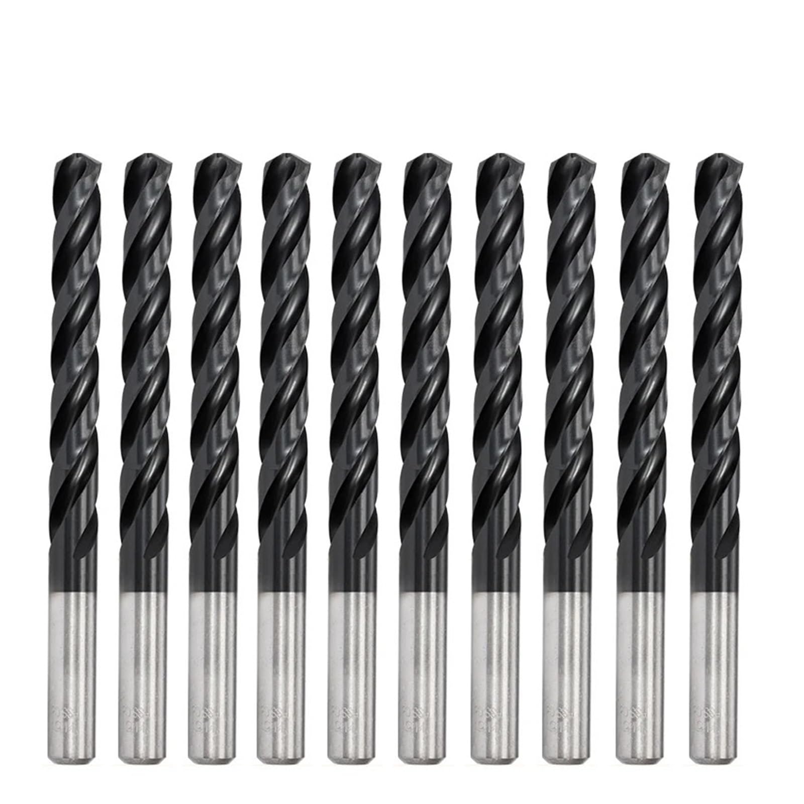 4.8mm 10pc M35 HSSCO Cobalt TiAlN Drill Bits HSS 3 Flutes Twist Drill Bit