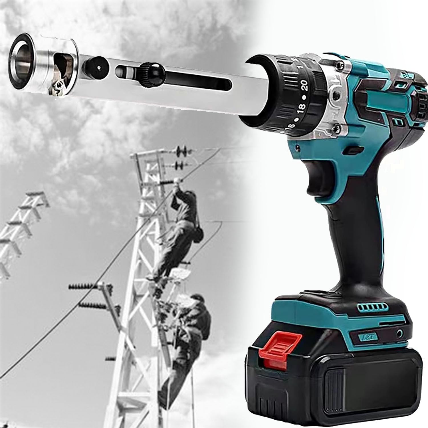 Máquina peladora de cables eléctrica, herramienta portátil recargable para pelar cables con 20 bujes para electricistas y talleres en casa