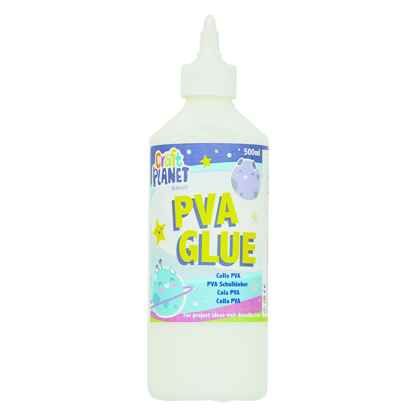 0.5 L 193 x 142 mm PVA School Glue, White