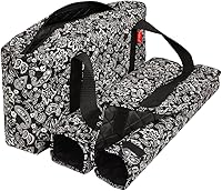 Vista 1 de ¡NUEVO! - Bolso Mahjong vacío - Bolsa suave de cachemira negra