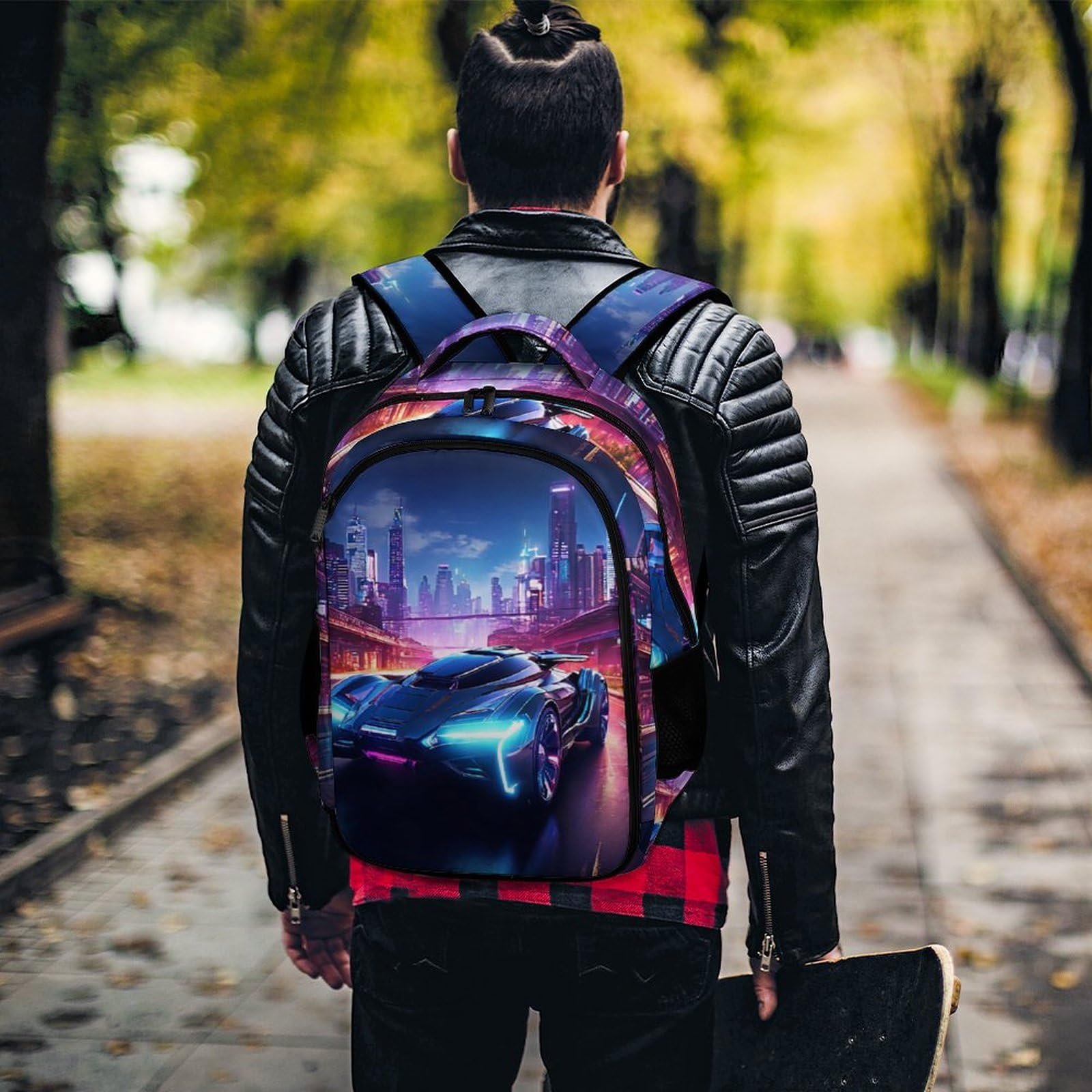 Cartable Garçon CP Mode Cartable Voiture de sport Filles Sacs Course D'école Scolaire Pour Ado Enfant Sac A Dos Pour Ordinateur Portable Loisir De Voyage