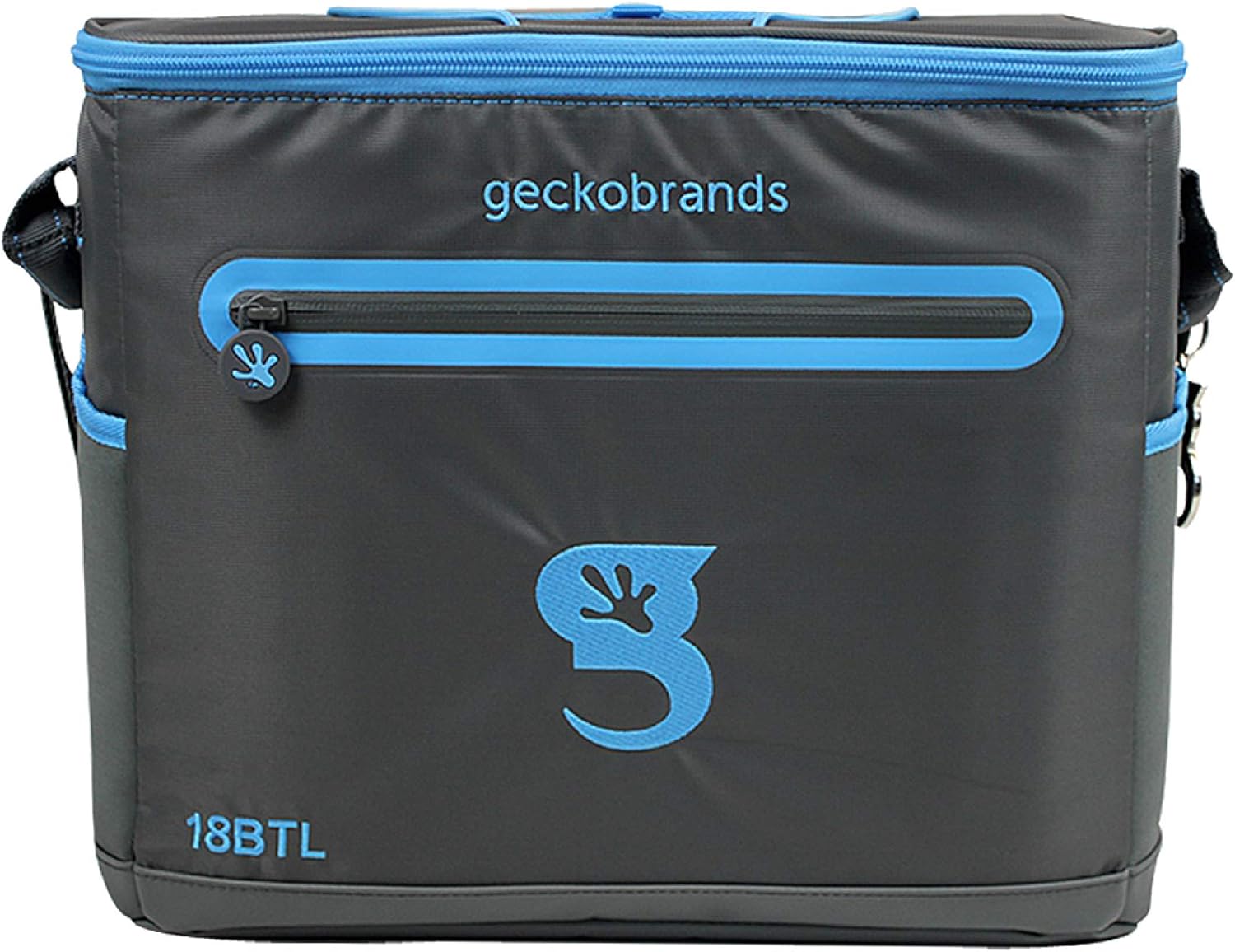 geckobrands Opticool 18 Bottle Cooler Black/Bright Green