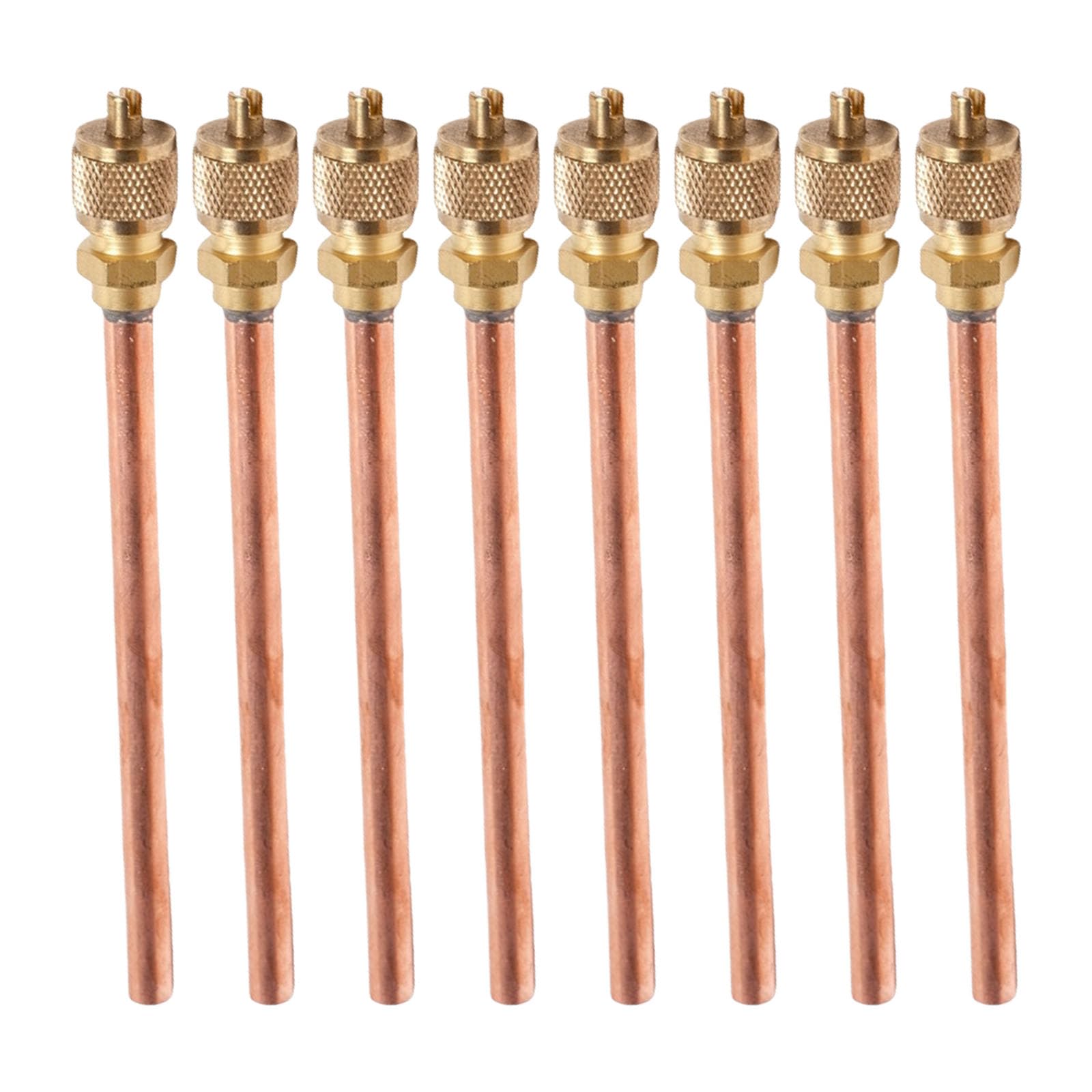 Elnwnnkc Of 8 Air Conditioning Systems Valves Refrigeration Access Valves Suitable for Air Conditioning Systems Efficiency Refrigeration Access