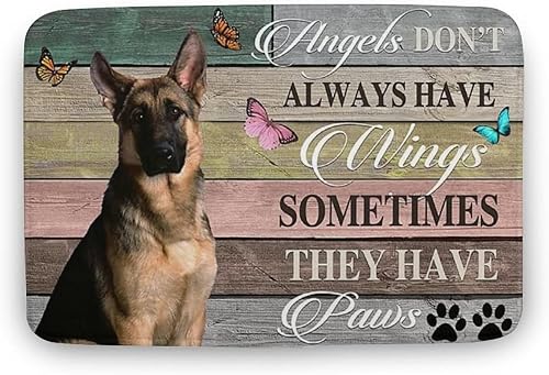 Tapete de pastor alemán para la entrada del hogar, tapetes para la puerta delantera de la casa, tapete para interiores y exteriores, tapete de