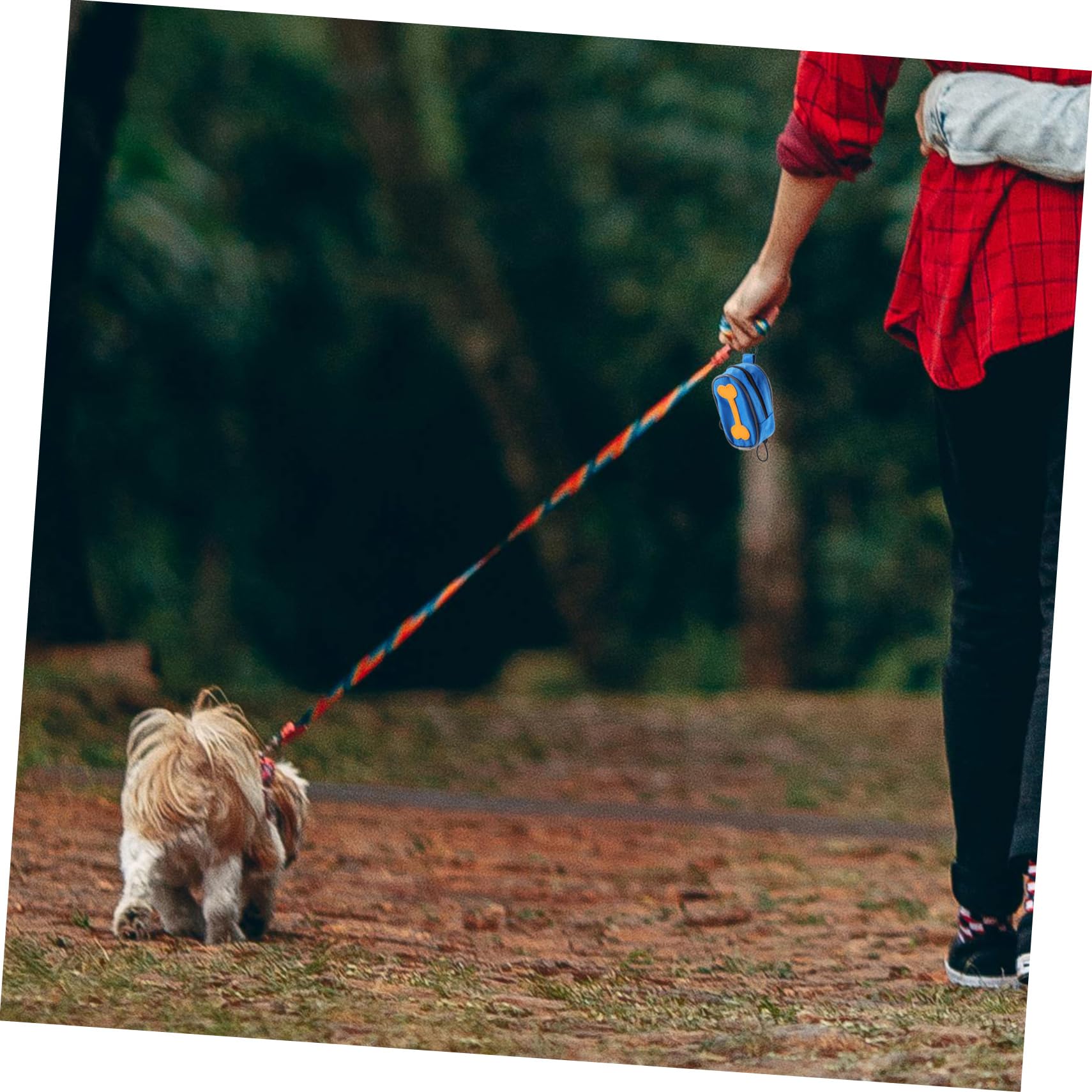 PartyKindom 8rollos Bolsas De Para Excrementos De Perro Bolsa Con Para Correa Desechables Para Pasear Perros