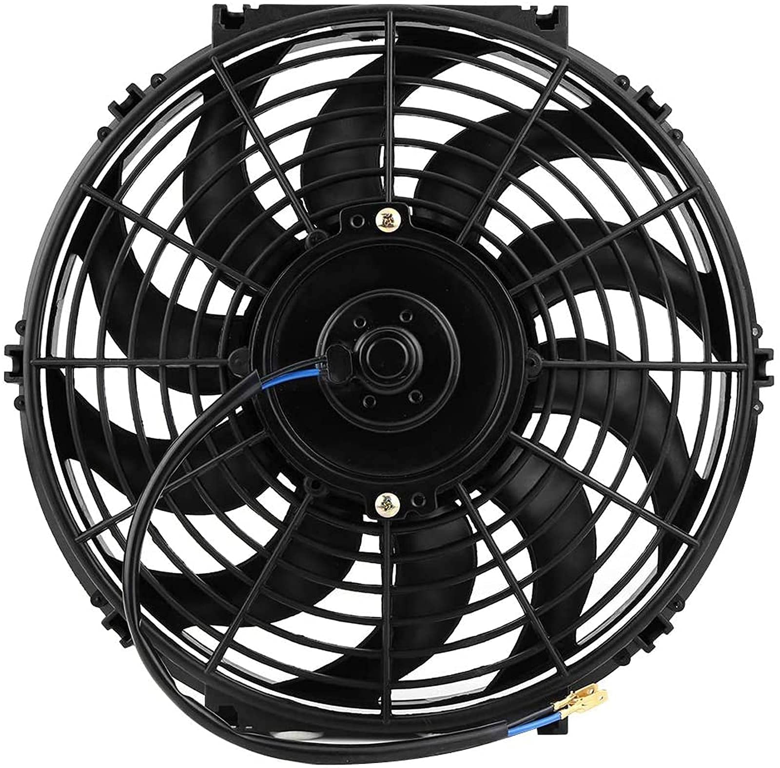 Motor Kühlgebläse Kühler, Fydun 12 Zoll Universal Car Slim Push Pull Elektrischer Motorkühlgebläse 12V mit Montagekit Cooling Direct