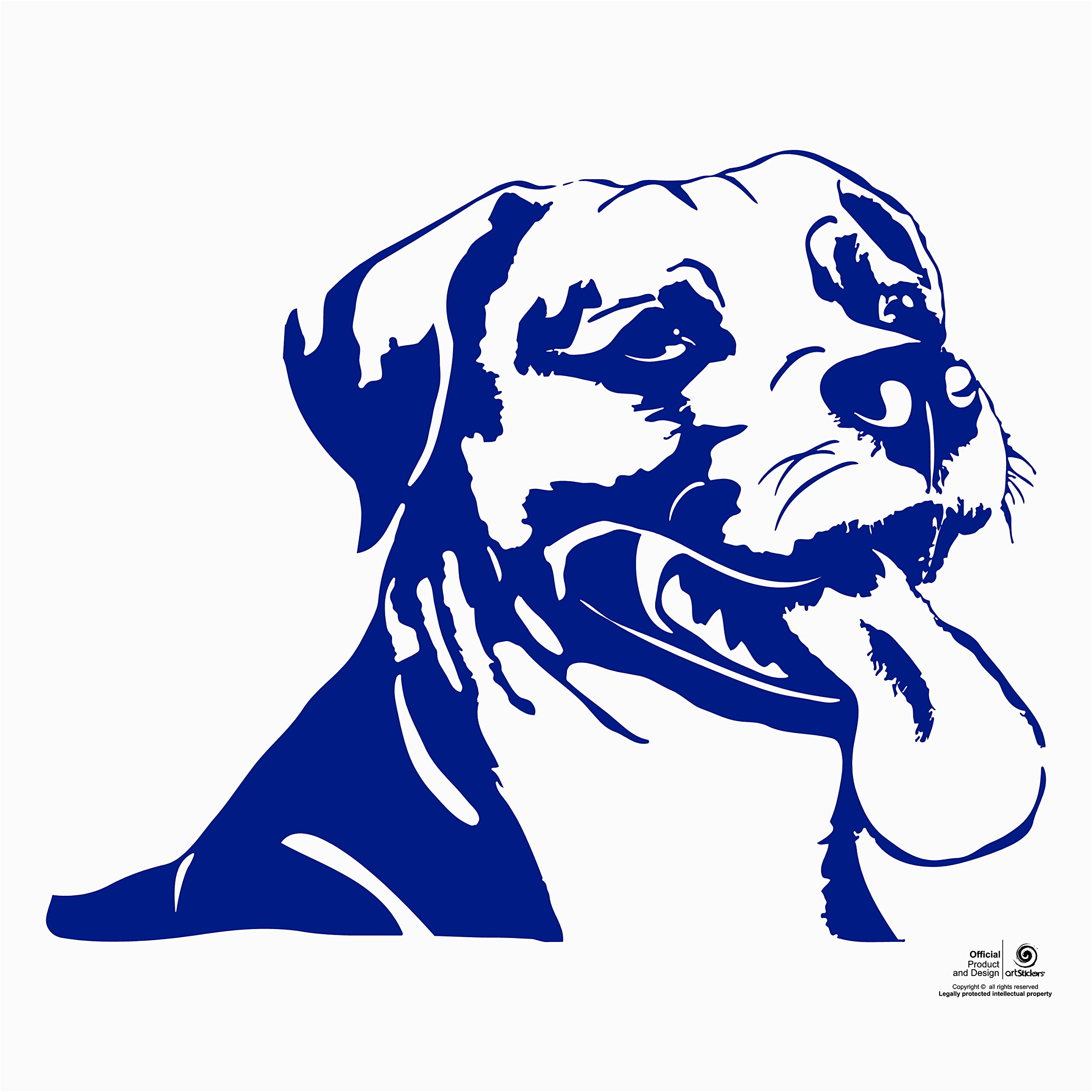 2 Adesivi In Vinile A Forma Di Cuore Con Simpatico Staffordshire Bull Terrier. Perfetti Per Laptop, Auto E Progetti Creativi!