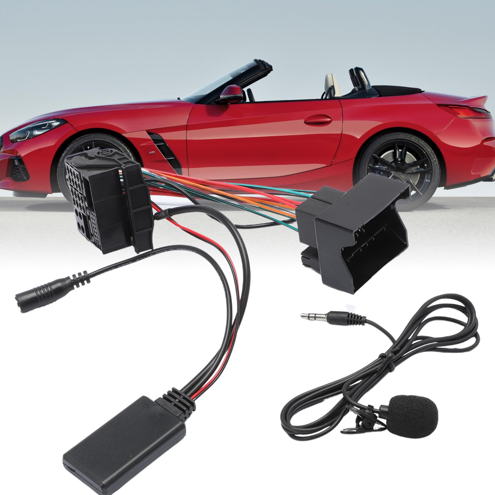 Aux Bluetooth 5.0 Audio-Adapter mit Mikrofon für Z4 E85 E86 X3 E83 Mini Cooper R50 S R53 JCW