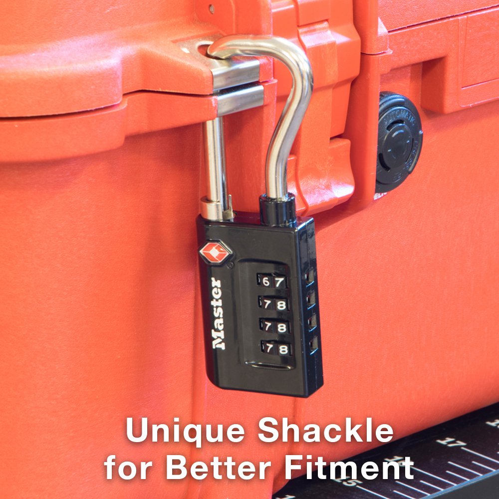 Master Lock Padlock, Set Your Own Combination TSA Accepted Luggage Lock