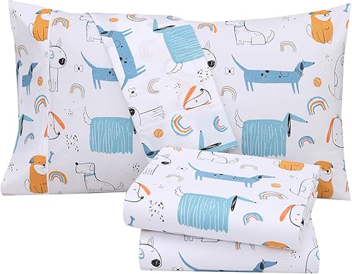 Miniatura 8 de RUVANTI 100% Cotton Sheets for Twin Size Bed - Crispy Cooling Percale Sheets - Breathable & Durable Twin Sheet Set - 16 Inches Deep Pocket Sheets -