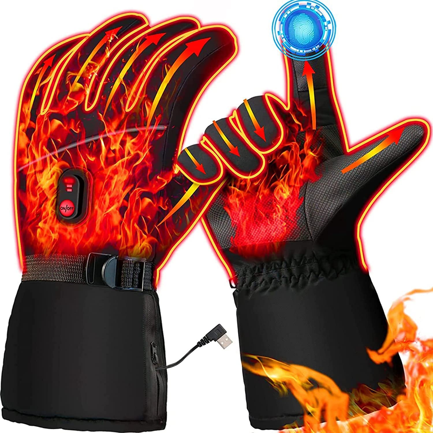 Gants de vélo électrique contre les mains gelées en hiver