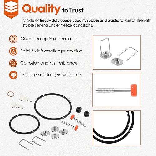 Miniatura 4 de 206728 Kit de reparación 206728 Kit de reparaciónreconstrucción de motor de aire para bombas Graco Fireball que leen Monarch o Fireball 300,