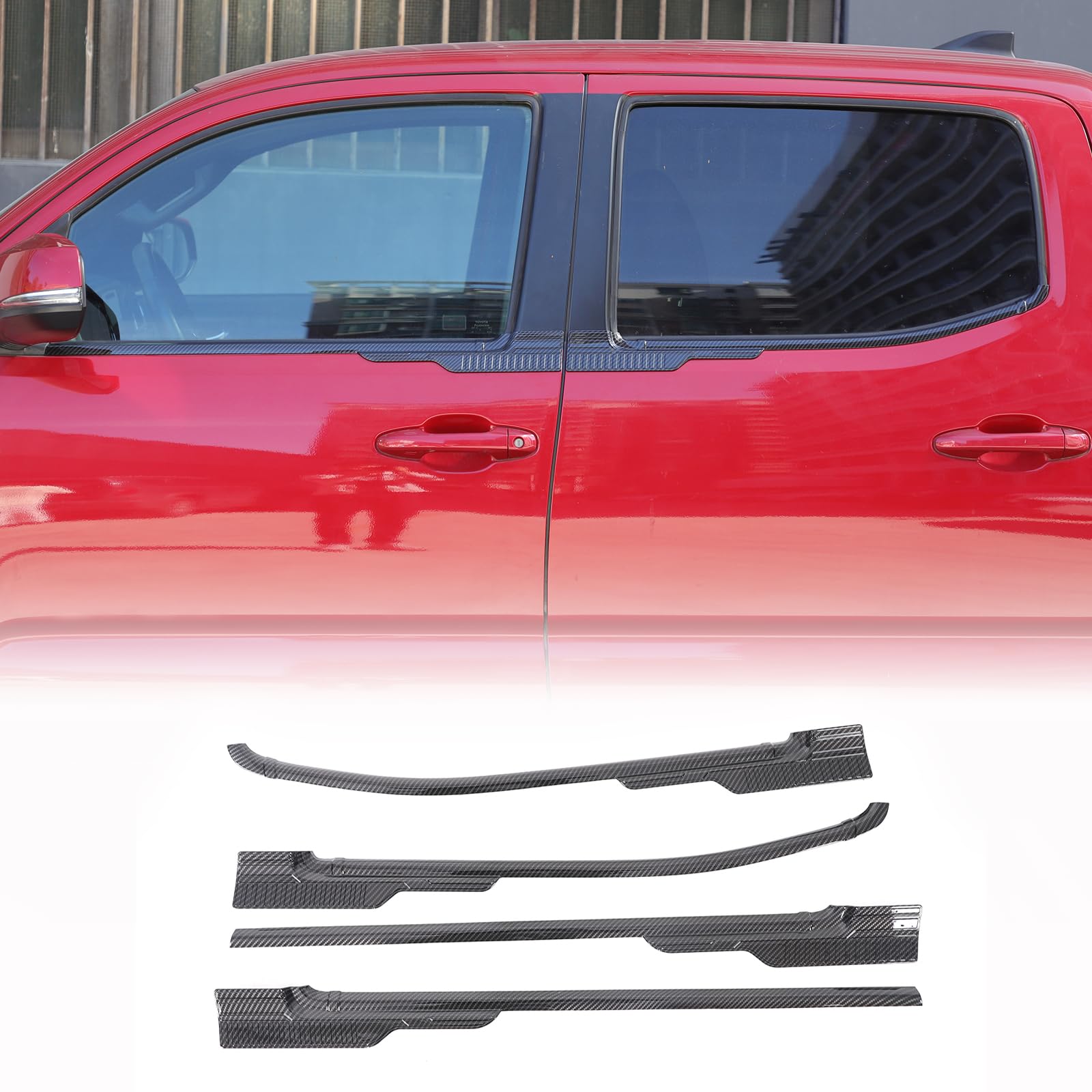 Moldura de ventana Tacoma para renovar el marco exterior desgastado de tu coche