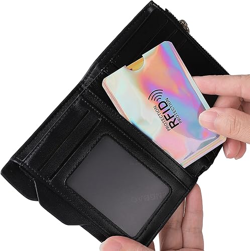 Miniatura 6 de Prasacco Juego de 24 fundas de bloqueo RFID para tarjetas de crédito, protector de tarjeta de identidad, antirrobo, protectores de pasaporte