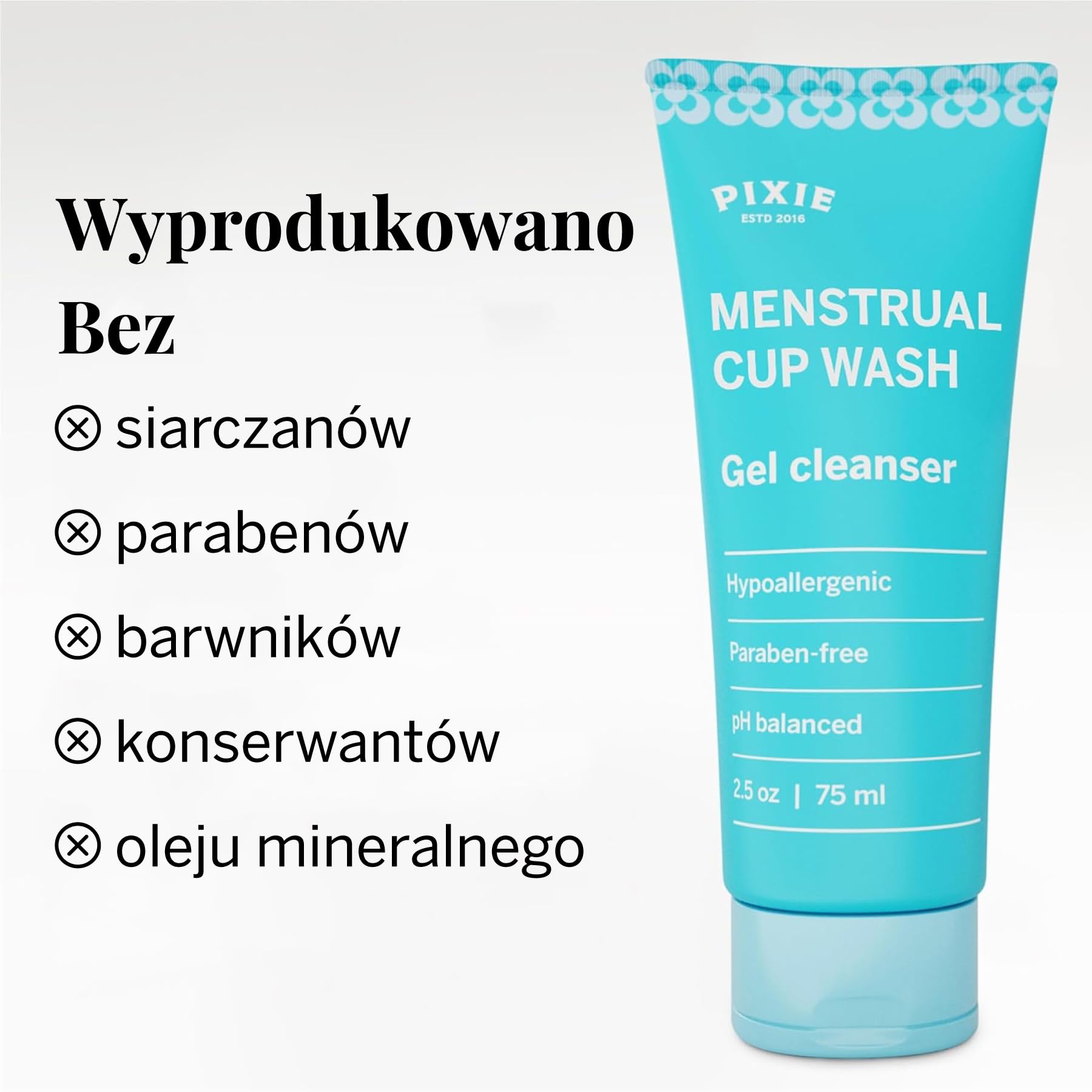 Środek do czyszczenia filiżanek menstruacyjnych – najlepsza formuła do czyszczenia filiżanek z okresu – zrównoważony biologicznie i pH – rozmiar podróżny – środek do czyszczenia żelu – mydło do
