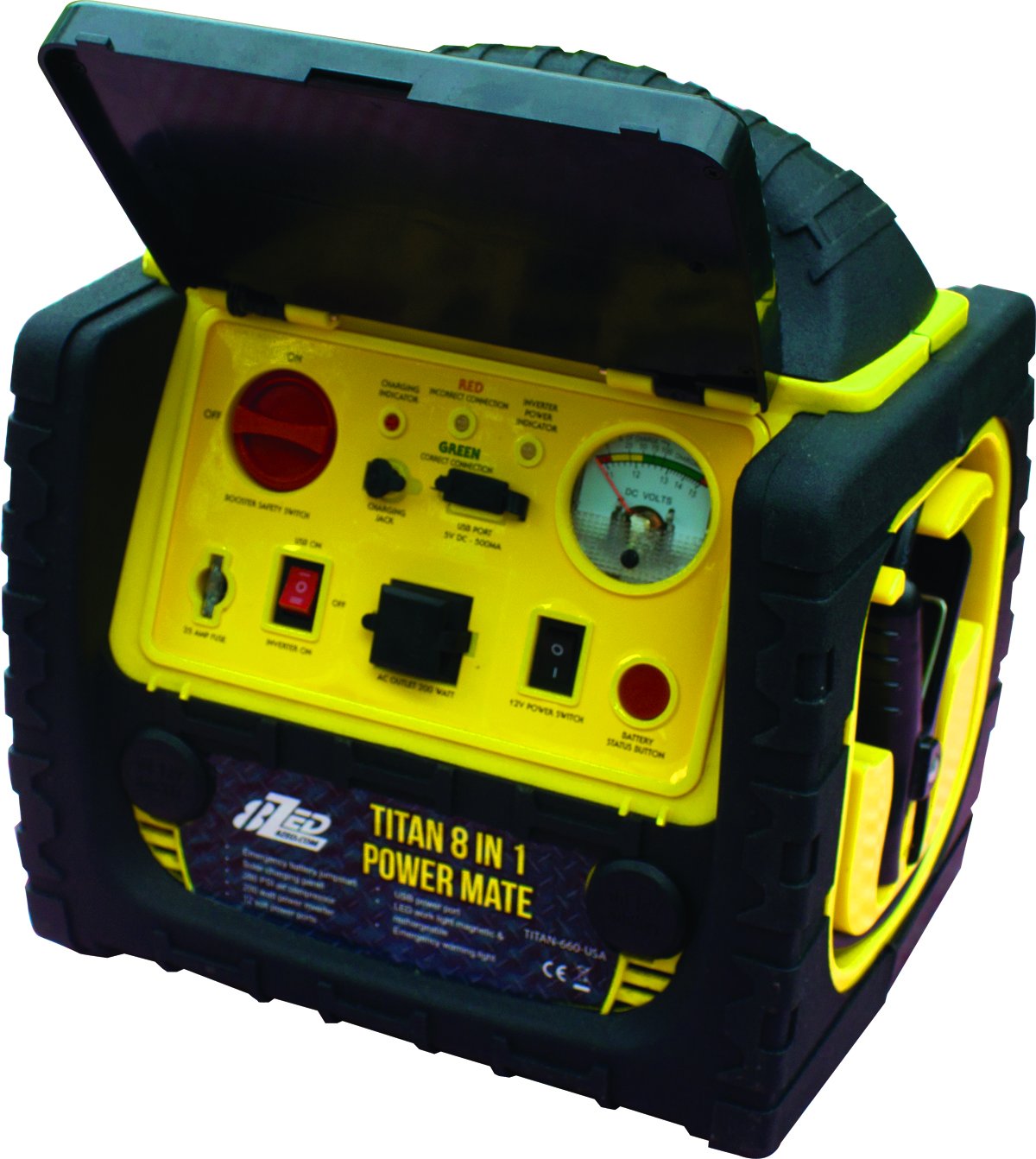 00040 8 in 1 Power Station with Solar Panel