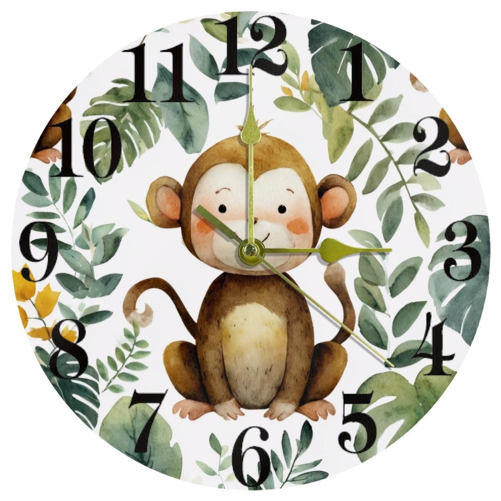 Horloge murale à piles sans bruit mécanique pour calmer l'anxiété du coucher