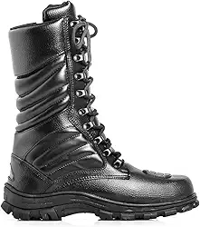 Bota Masculina Coturno Tática Militar Preta Cano Longo