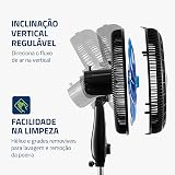 MONDIAL Ventilador de Coluna, Super Turbo 8 Pás, Preto, 140W, 110V - VTX-40C-CRYSTAL — imagem 5