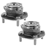 Vista 756 de TRQ Juego de 2 rodamientos de rueda trasera y conjunto de cubo con sensor ABS compatible con Ford Transit Connect 2014-2018